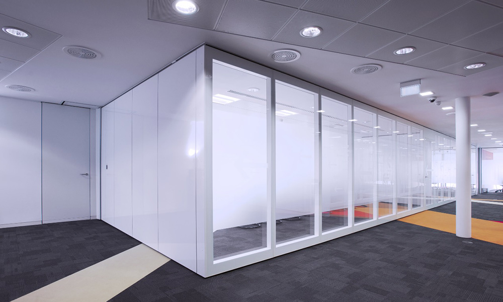 Double glazed movable wall systems London