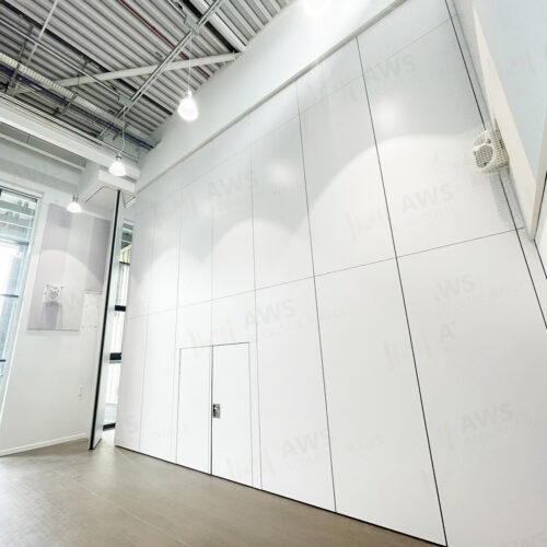 School hall acoustic movable walls
